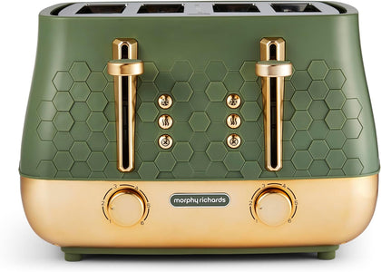 Morphy Richards Cassini 4-Slice Toaster Olivine Green | 243022