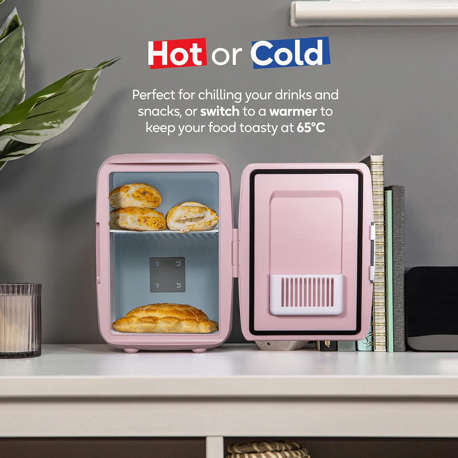 Russell Hobbs 4L Portable Mini Cooler & Warmer Pink | RH4CLR1001P