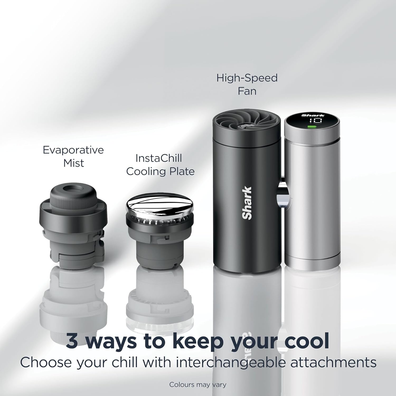 Shark ChillPill 3-in-1 Fan Mist & InstaChill System Iced Latte |  FA022UKBR
