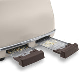 DeLonghi Icona Vintage 4 Slice Toaster Cream | CTOV4003BG thumbnail 2