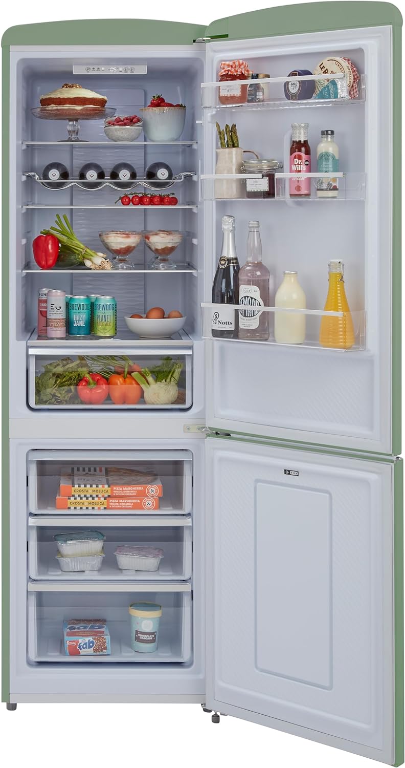 CDA Retro 60cm freestanding 60/40 fridge freezer l Florence Meadow