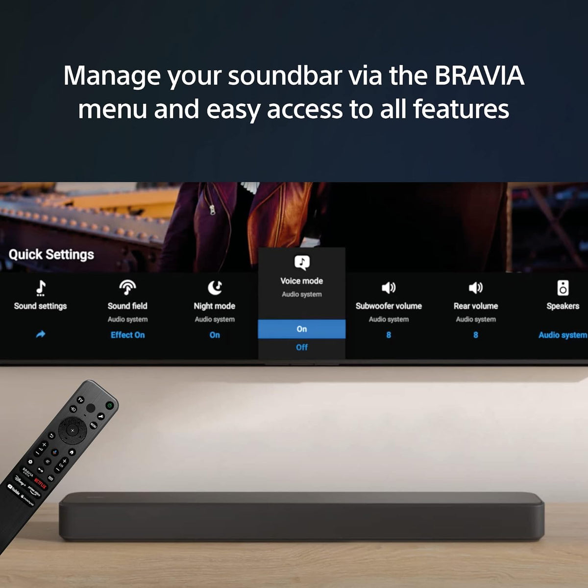Sony 3.1ch Wireless Bluetooth Soundbar | HTS2000.CEK