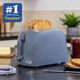 Russell Hobbs Textures 2 Slice Toaster Grey | 21644 thumbnail 5