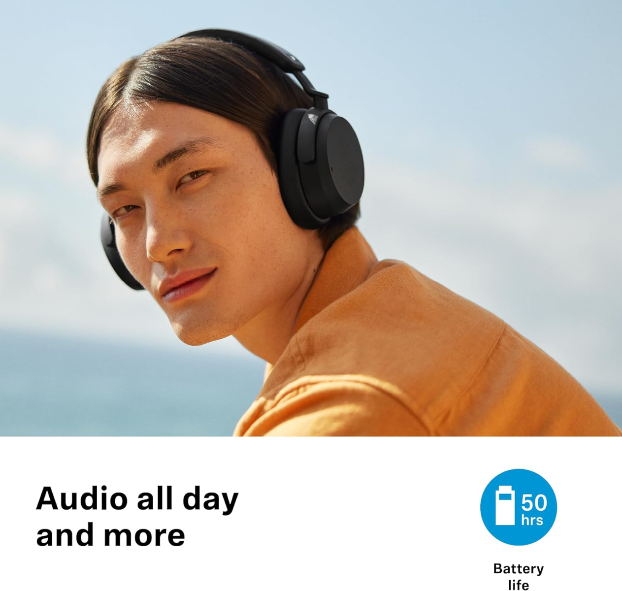 Sennheiser Accentum Black Wireless Headphones | 700174
