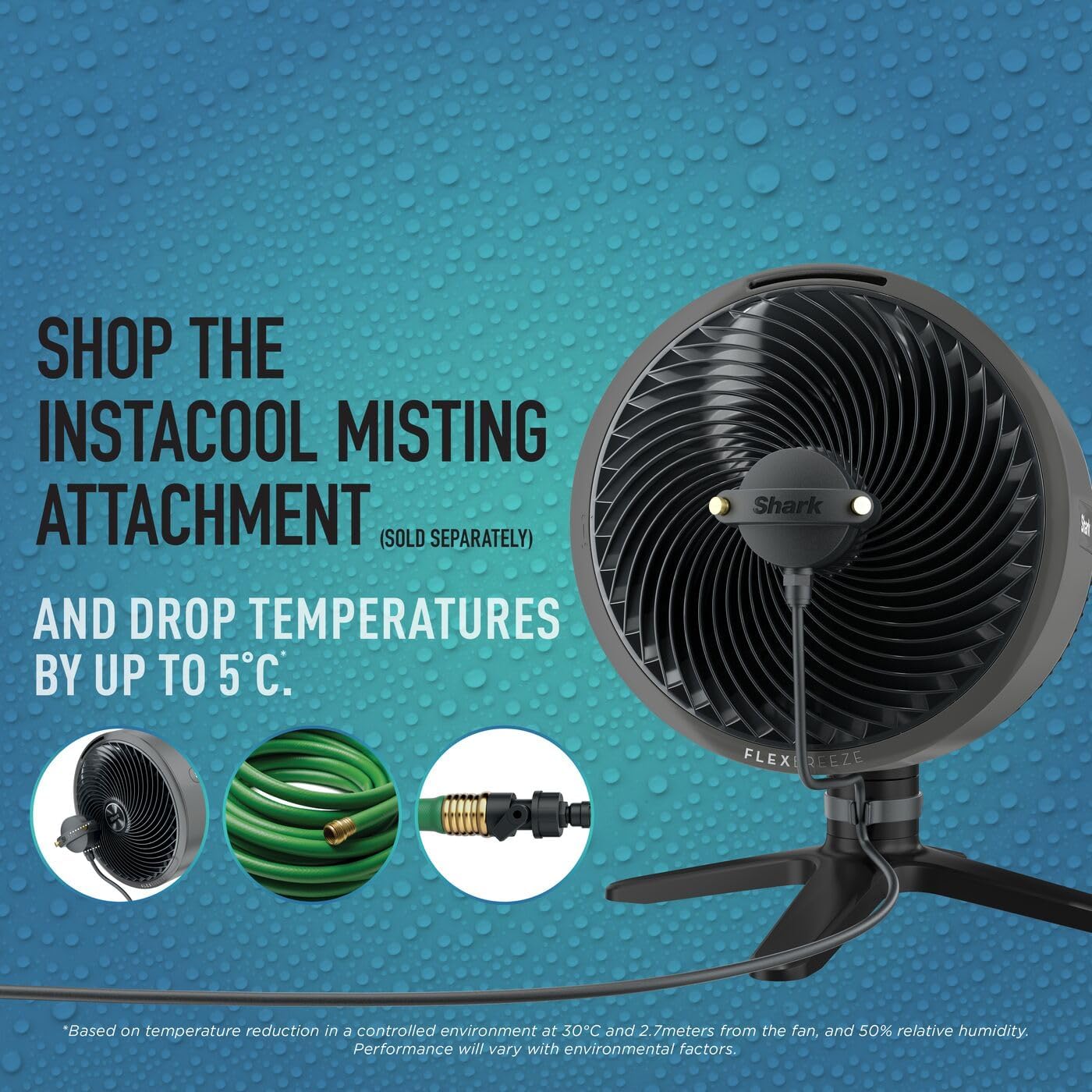 Shark FlexBreeze TableMate Indoor & Outdoor Tabletop Fan | FA150UK
