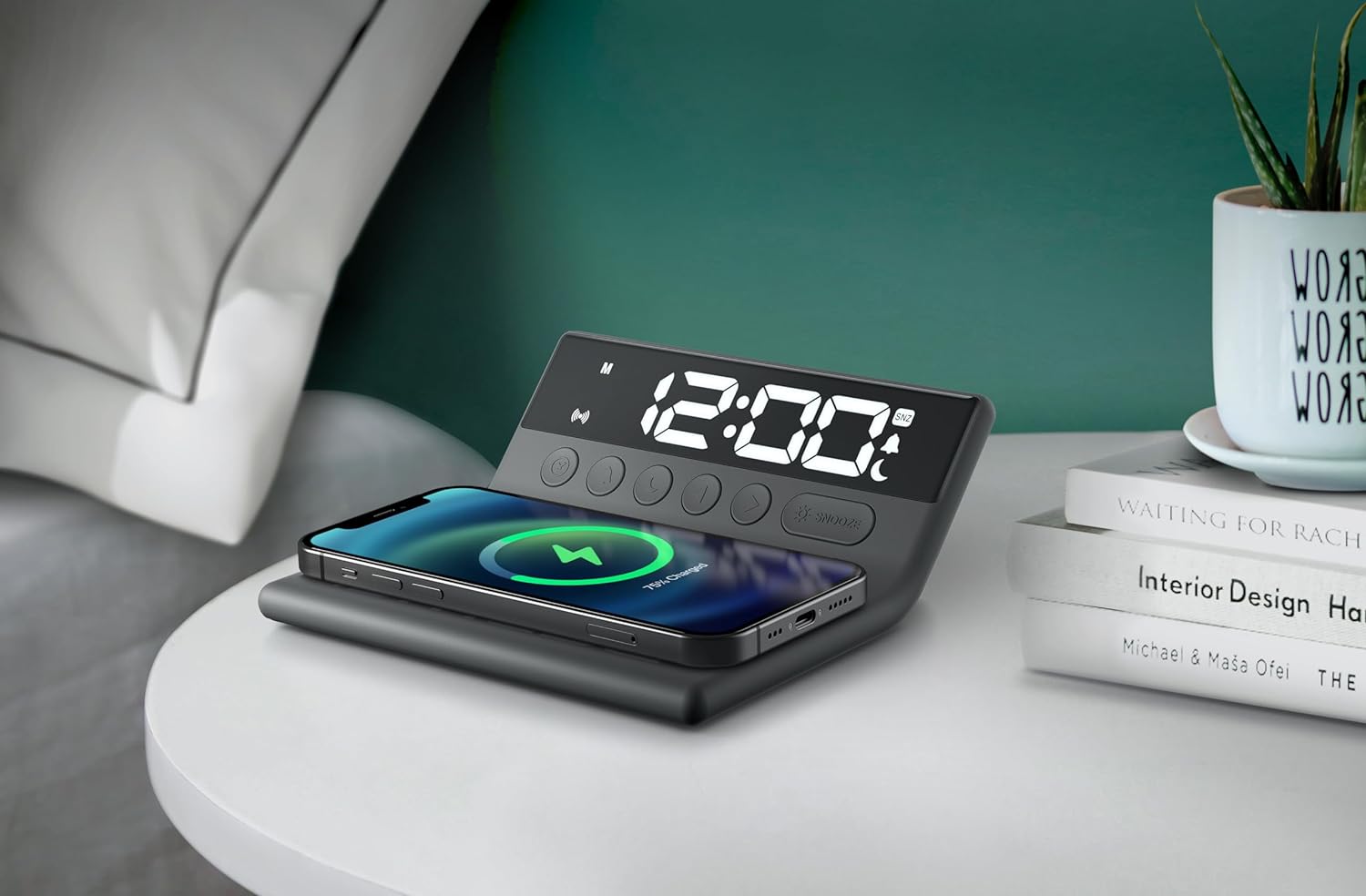 MUSE M-168wi Black/Watch + Induction Charger