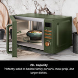 Morphy Richards Cassini 20L Microwave 800W Green Olivine | 511422 thumbnail 3