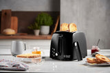 Russell Hobbs Textures Plus Toaster 2 Slice Black | 22601 thumbnail 8