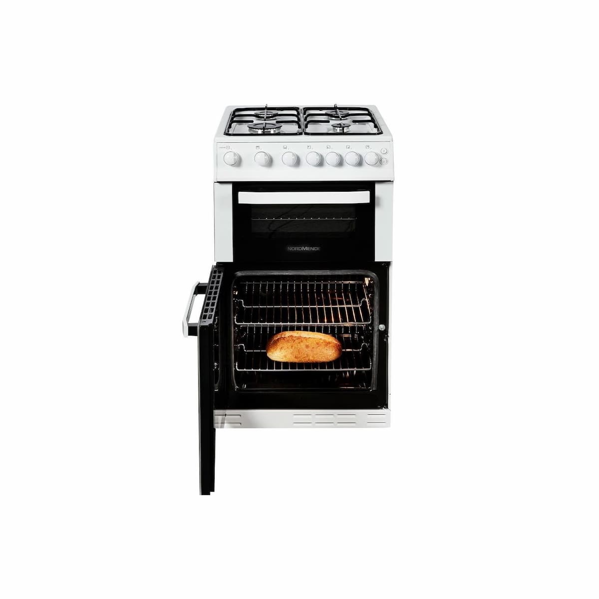 NordMende 50cm Gas Cooker-CTG52LPGWH