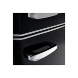 Amica 55cm Freestanding Retro 60/40 Fridge Freezer Black | FKR29653B thumbnail 5