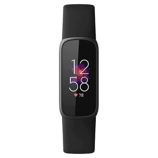 Fitbit Luxe Fitness And Wellness Tracker Smart Watch Black & Graphite Stainless Steel l FB422BKBK