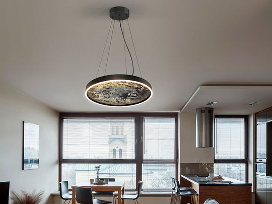 SCHULLER STONE- PENDANT LED CCT -BLACK- 803267