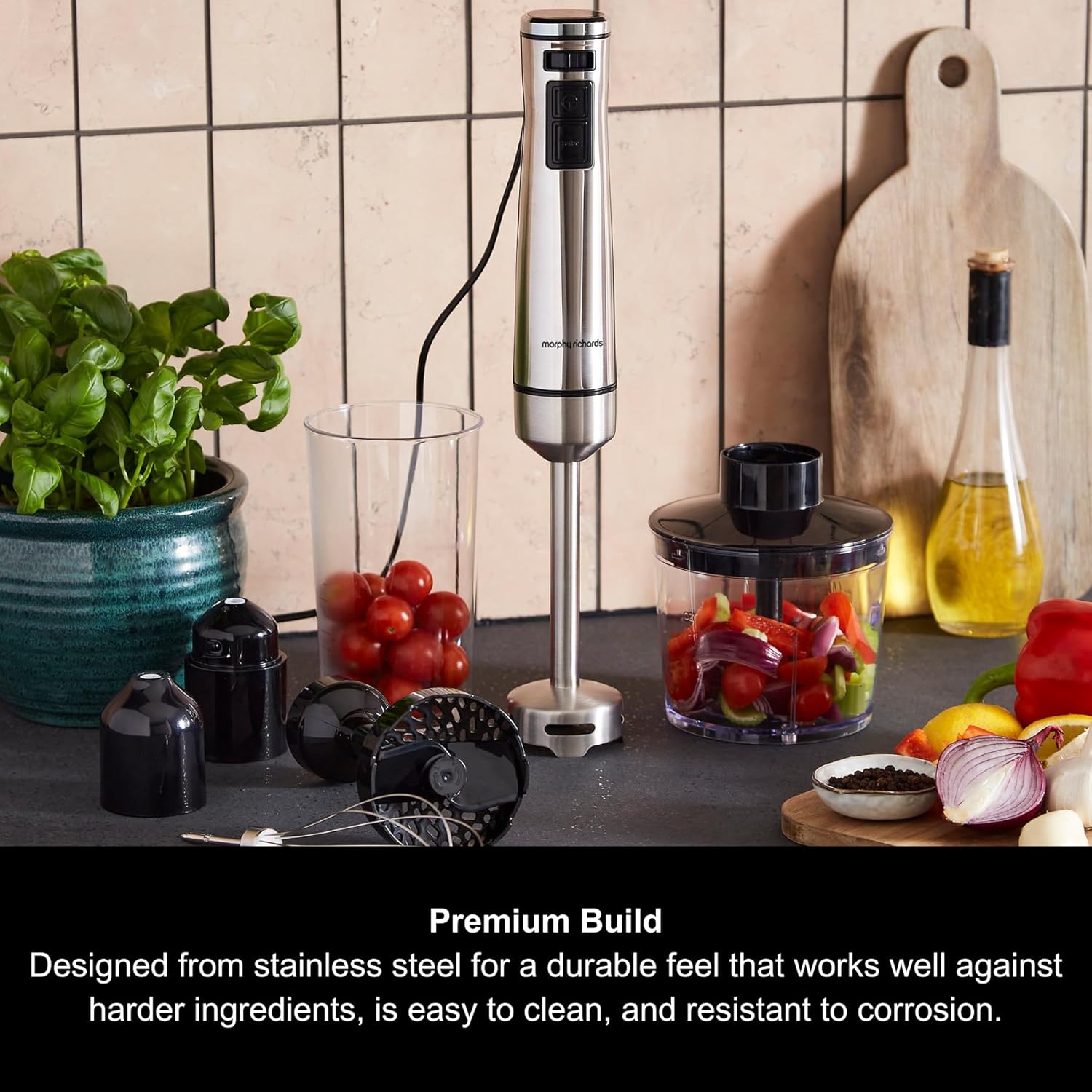 Morphy Richards 1000w Hand Blender Set With Masher | 402020