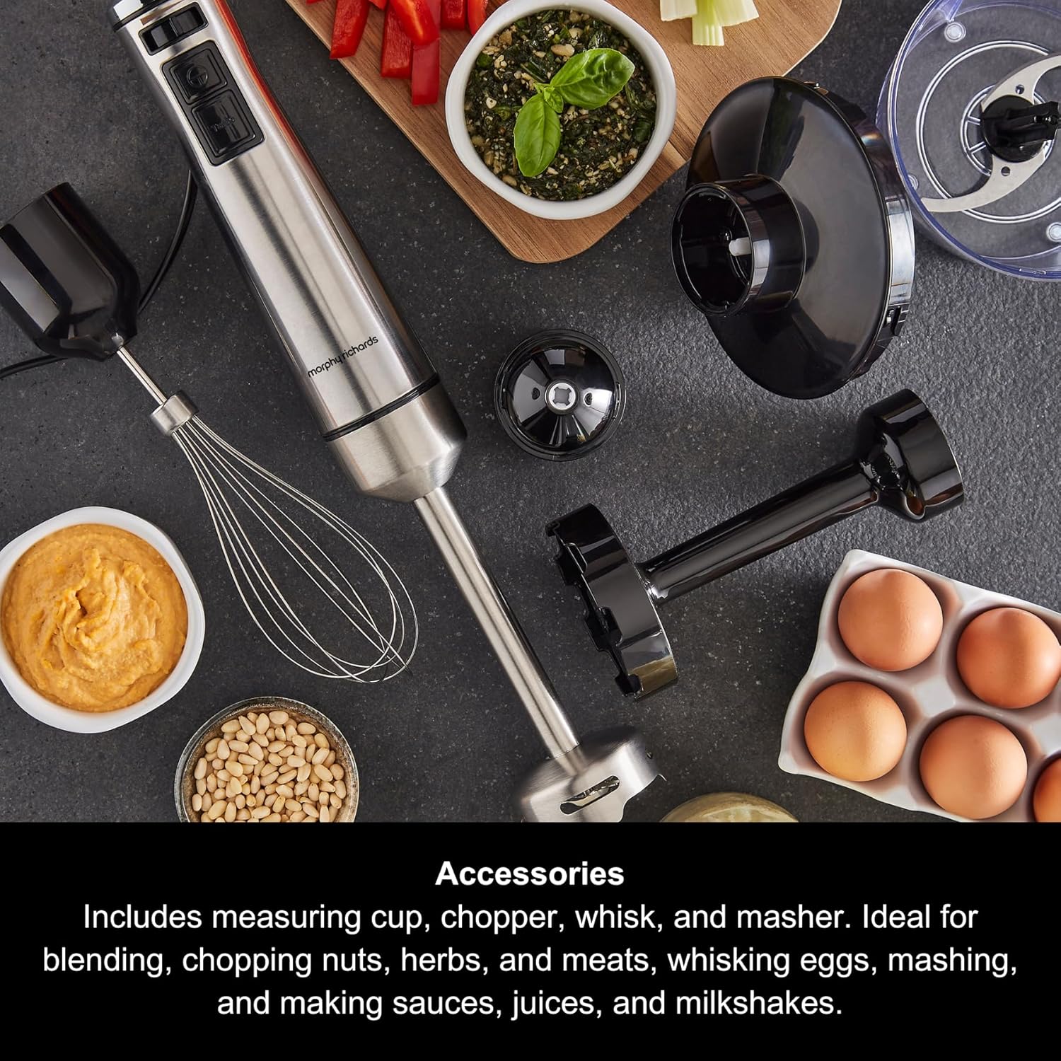 Morphy Richards 1000w Hand Blender Set With Masher | 402020