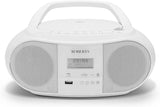 Roberts Zoombox 4 Portable  Boombox With Bluetooth White l ZOOMBOX4W thumbnail 3