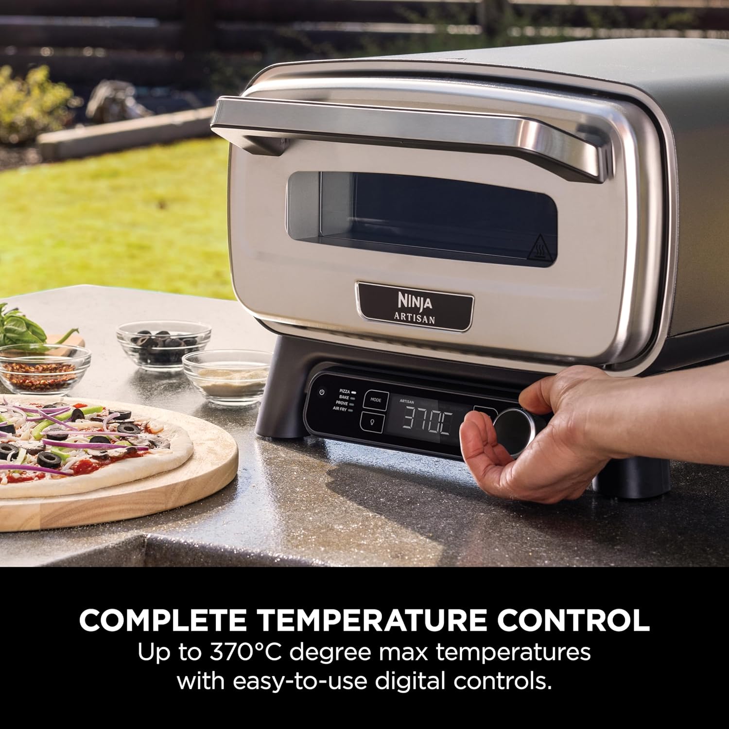 Ninja Artisan Electric Outdoor Pizza Oven & Air Fryer | MO201UK