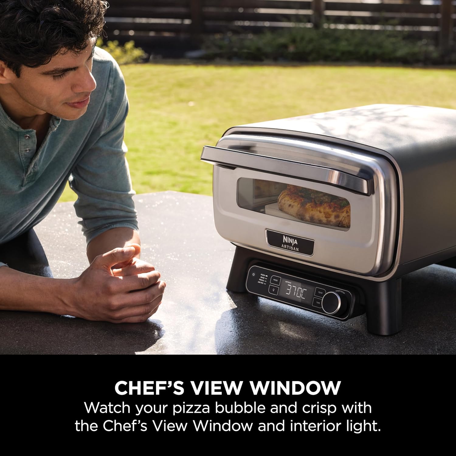 Ninja Artisan Electric Outdoor Pizza Oven & Air Fryer | MO201UK