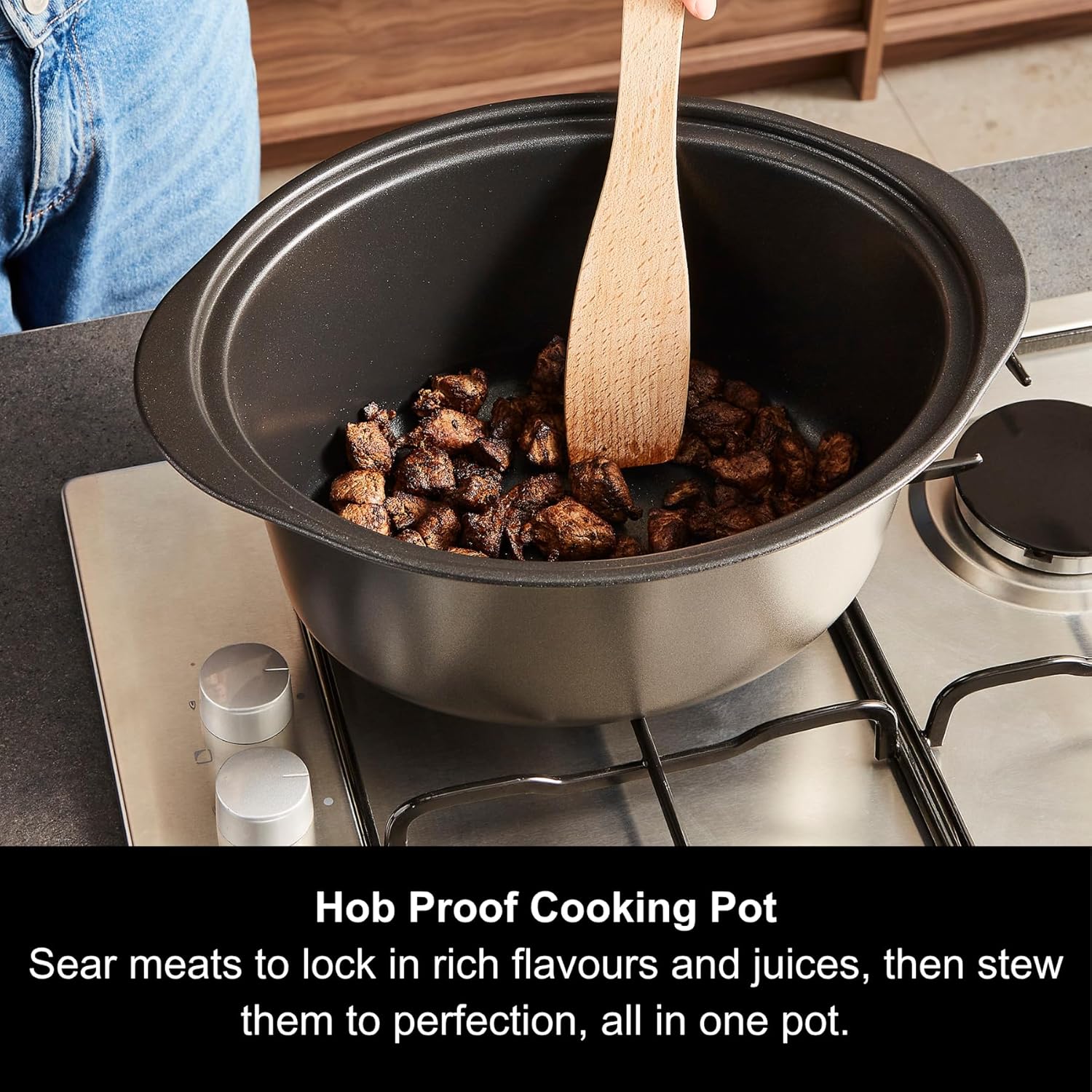 Morphy Richards Accents 6.5L Sear & Stew Slow Cooker Red | 461026