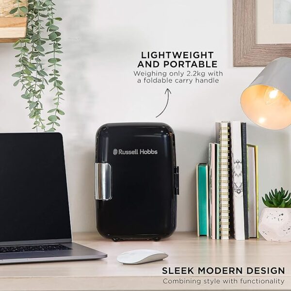 Russell Hobbs 4L Portable Mini Cooler & Warmer Black | RH4CLR1001B