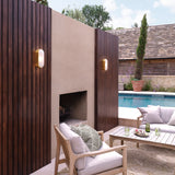 Montreal Oval Coastal Outdoor Wall Light PVD Brushed Brass | 1032019 thumbnail 8