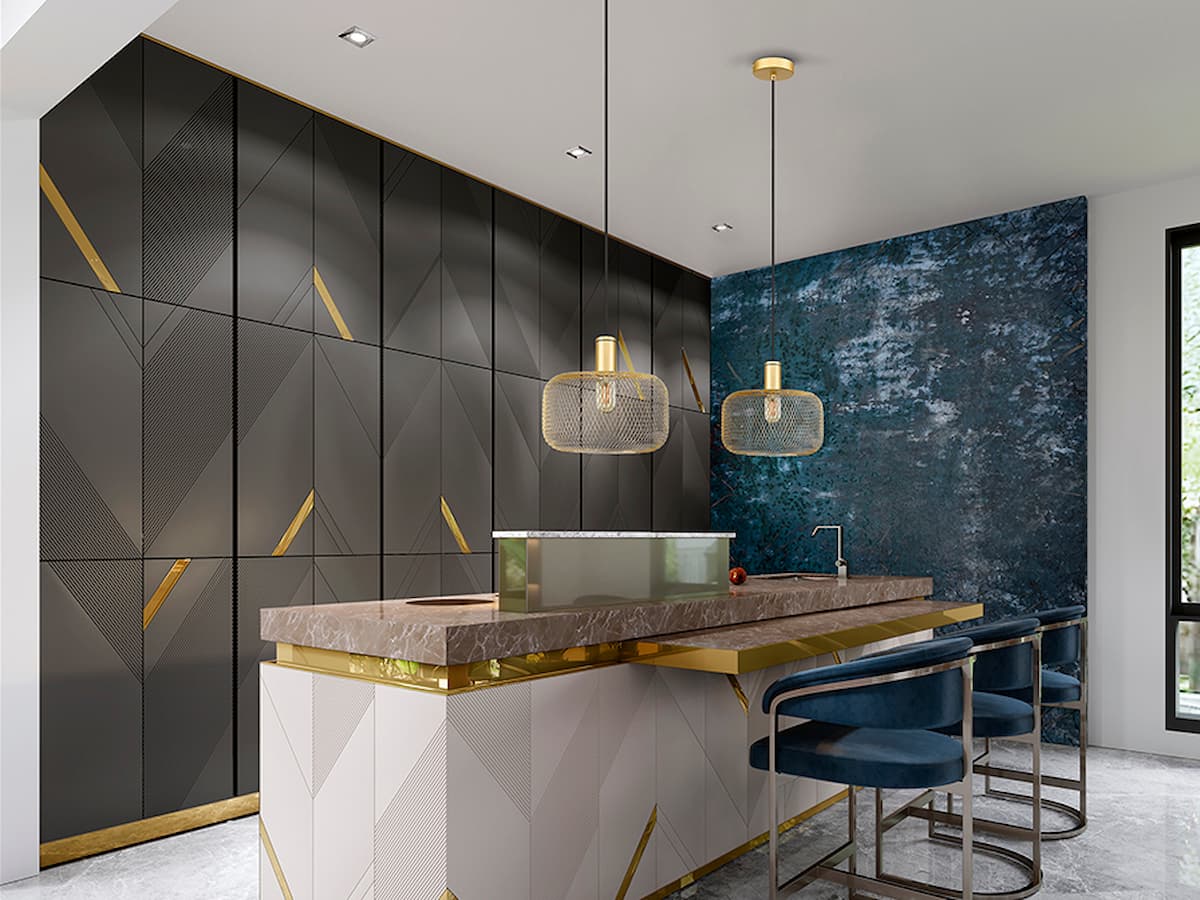 SCHULLER OSIRIS SINGLE PENDANT IN GOLD 910149Peter Murphy