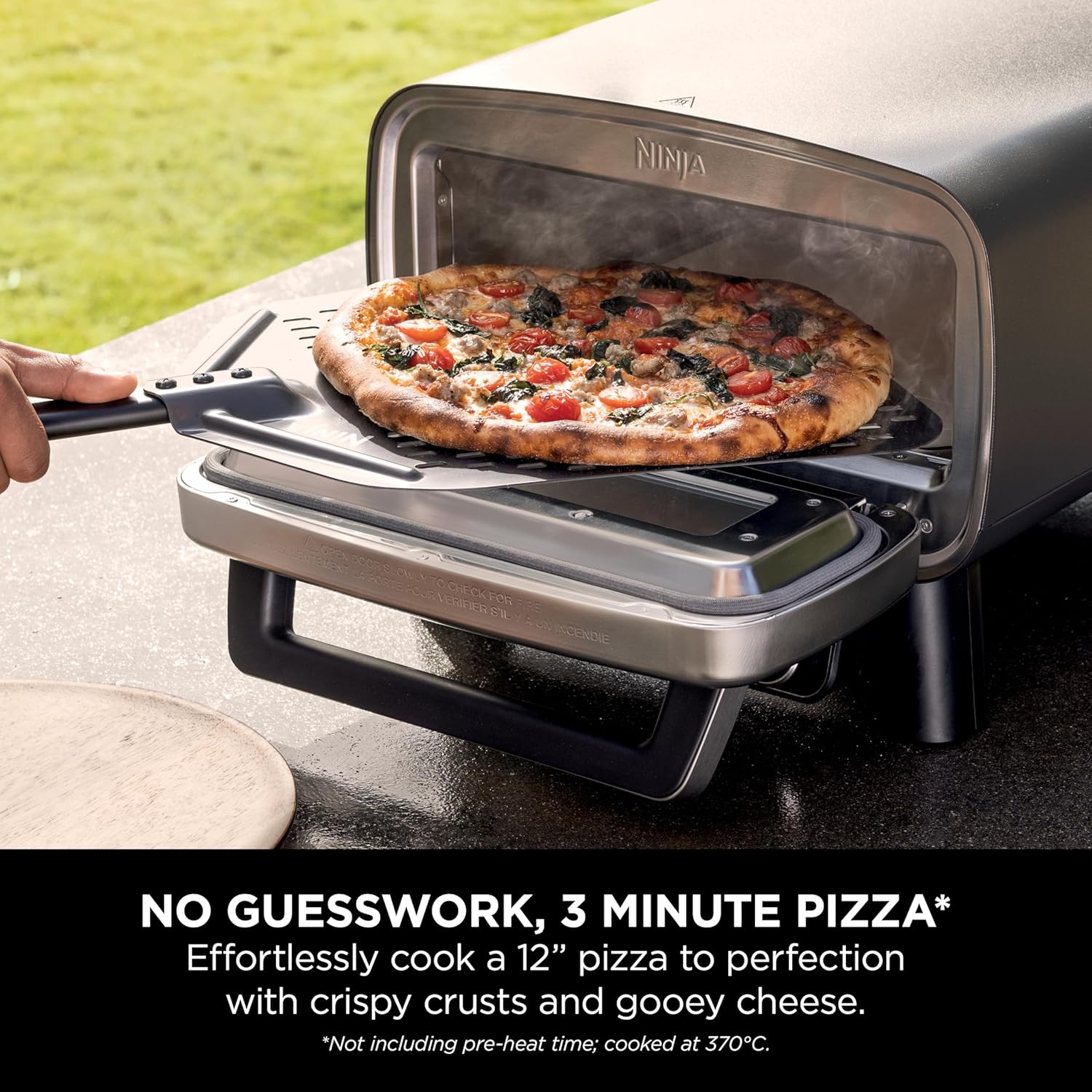 Ninja Artisan Electric Outdoor Pizza Oven & Air Fryer | MO201UK