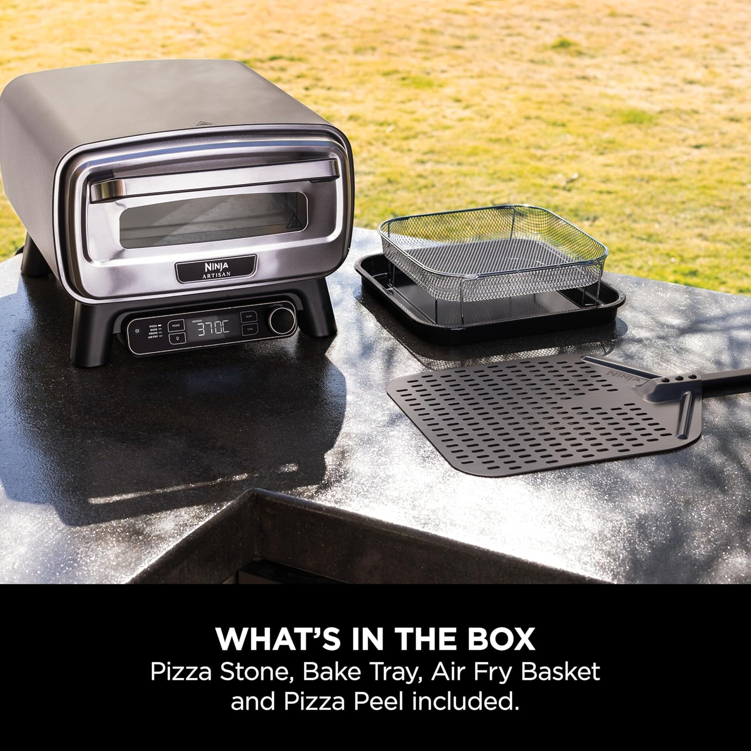 Ninja Artisan Electric Outdoor Pizza Oven & Air Fryer | MO201UK