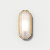 Montreal Oval Coastal Outdoor Wall Light PVD Brushed Brass | 1032019 thumbnail 2