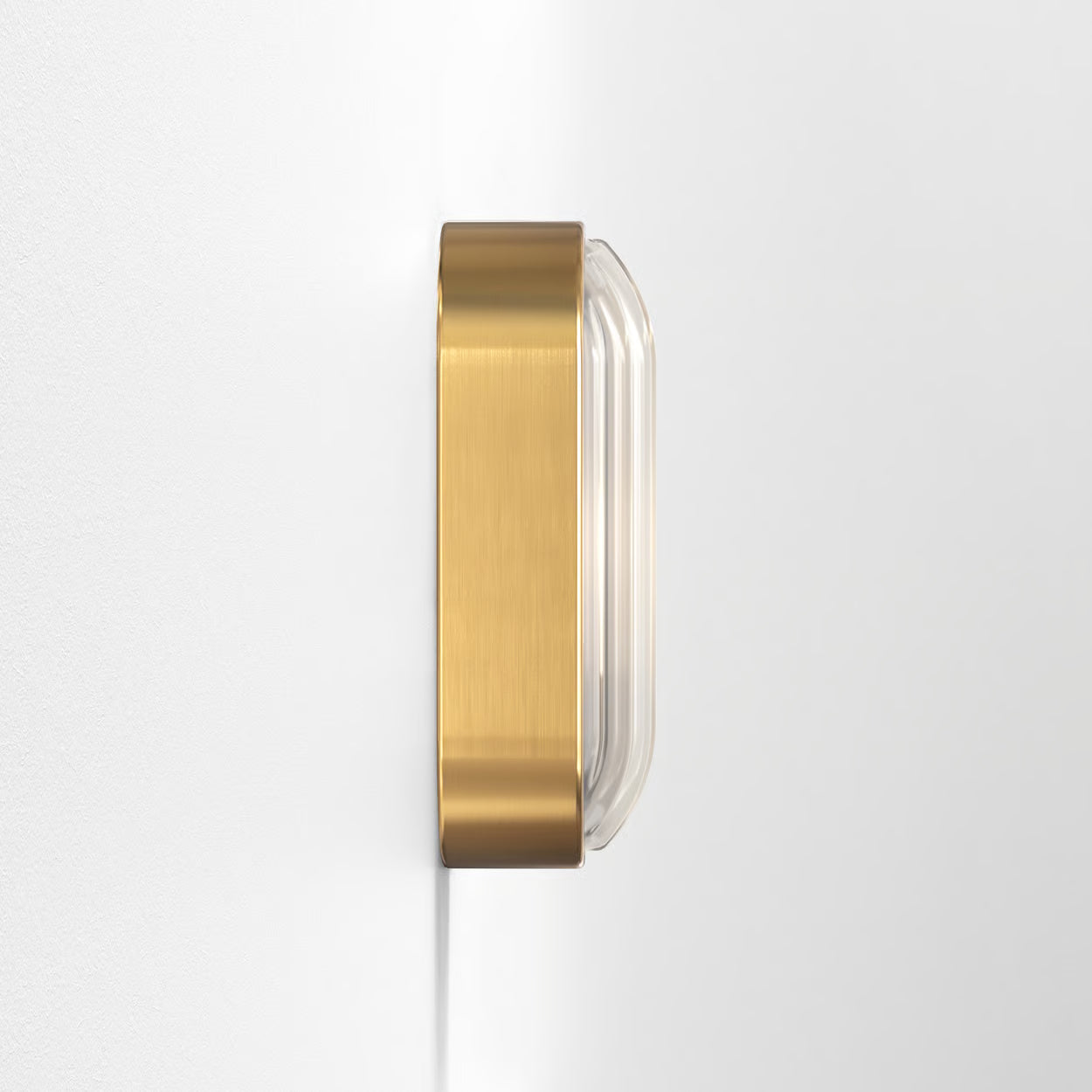 Montreal Oval Coastal Outdoor Wall Light PVD Brushed Brass | 1032019