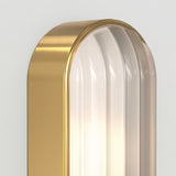 Montreal Oval Coastal Outdoor Wall Light PVD Brushed Brass | 1032019 thumbnail 4