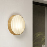 Montreal Round 300 Coastal Wall Light PVD Brushed Brass | 1032018 thumbnail 6