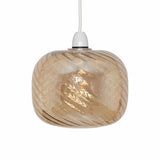 Jesmond Amber Non Electric Glass Swirl Shade: 9432 NE AM thumbnail 2