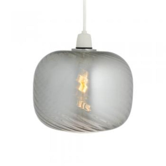 Jesmond Amber Non Electric Glass Swirl Shade: 9432 NE SM
