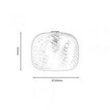 Jesmond Amber Non Electric Glass Swirl Shade: 9432 NE SM thumbnail 3