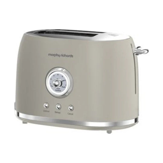 Morphy Richards Colour Boutique 2 Slice Matt Steel Toaster Pourcini Mushroom | 980600