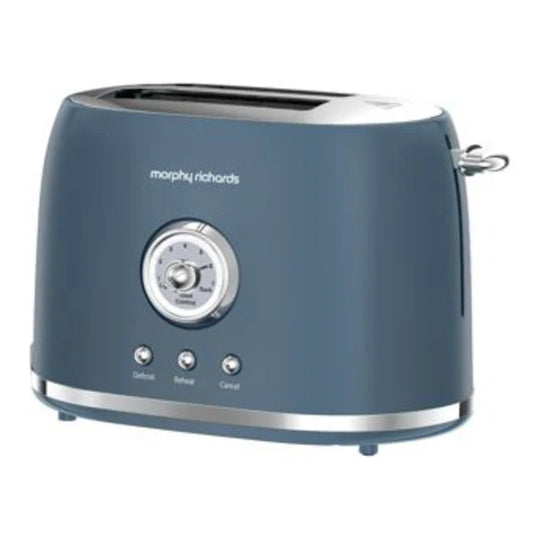 Morphy Richards Colour Boutique 2 Slice Matt Steel Toaster Thunder Blue | 980602