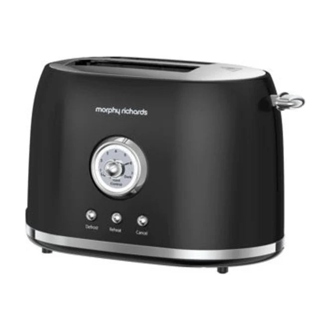 Morphy Richards Colour Boutique 2 Slice Matt Steel Toaster Graphite | 980603