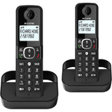 Alcatel F860 Duo Twin Cordless Phone with Call Block Black | ATL1423525 thumbnail 1