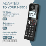 Alcatel F860 Duo Twin Cordless Phone with Call Block Black | ATL1423525 thumbnail 3