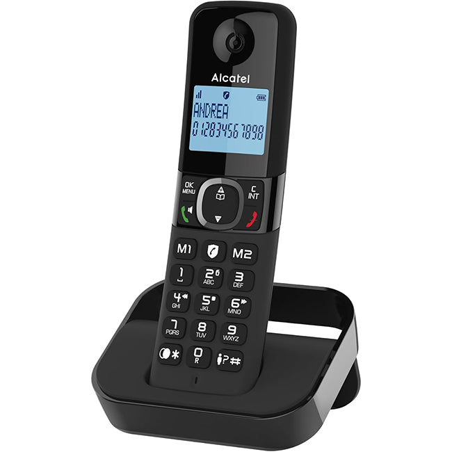 Alcatel F860 Duo Twin Cordless Phone with Call Block Black | ATL1423525