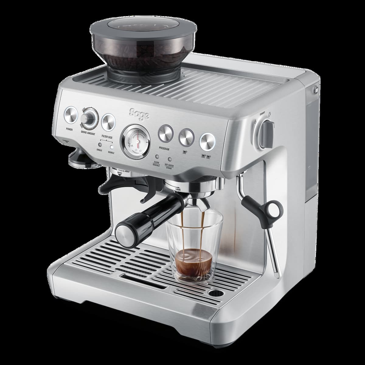 Sage The Barista Express Coffee Machine with Integrated Grinder | BES875UK