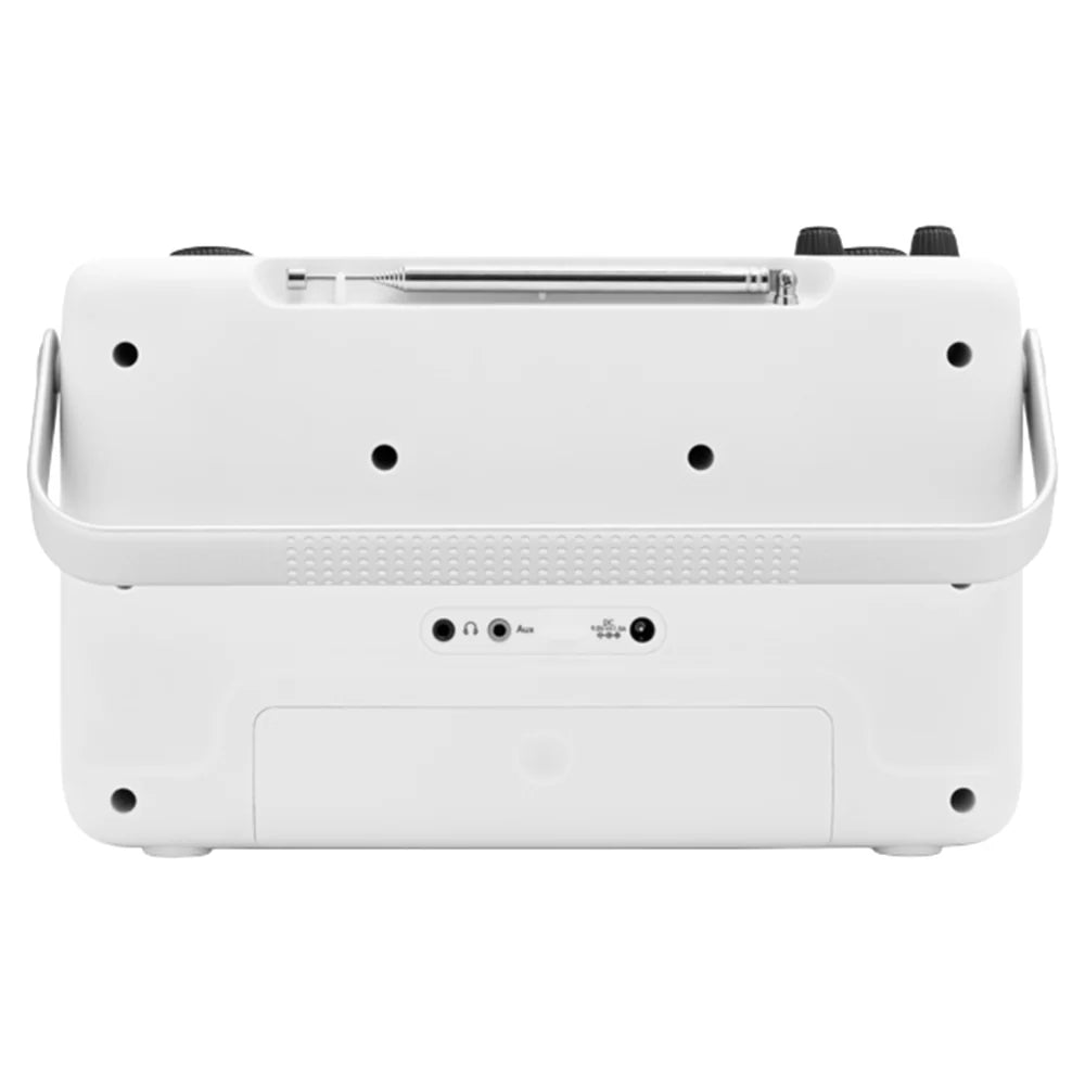 Roberts DAB+ / FM / Bluetooth Portable Stereo Radio White | BLUTUNE7W