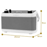 Roberts DAB+ / FM / Bluetooth Portable Stereo Radio White | BLUTUNE7W thumbnail 6