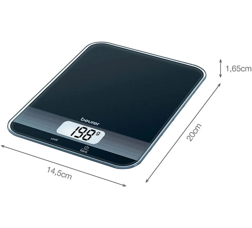 Beurer KS19 Digital Kitchen Scale Black | 704.04
