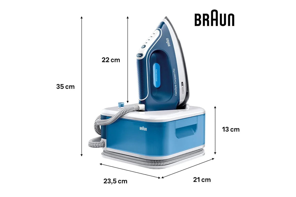 Braun 2400W CareStyle Compact Pro Steam Iron Blue | IS2565BL