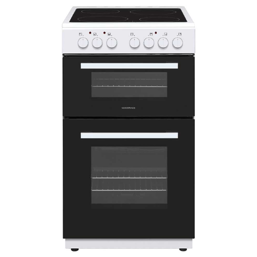 NordMende 50cm Twin Cavity Electric Fan Cooker with Ceramic Top White | CTEC53WH