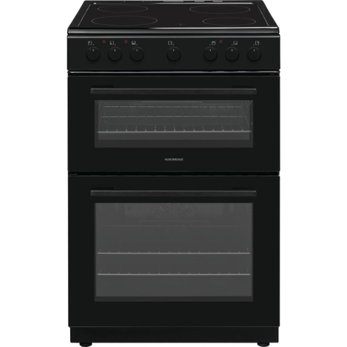 NordMende 60cm Twin Cavity Electric Fan Cooker with Ceramic Top Black | CTEC63BK