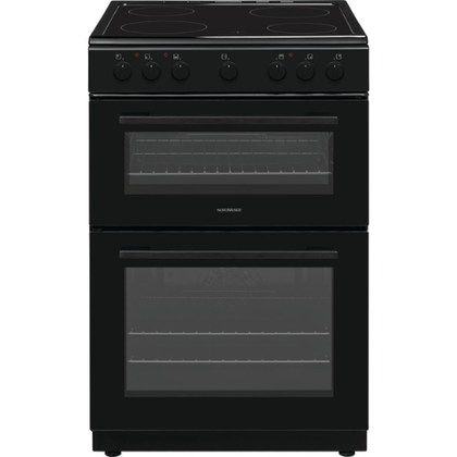 NordMende 60cm Twin Cavity Electric Fan Cooker with Ceramic Top Black | CTEC63BK