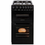 Nordmende 50cm Freestanding Gas Cooker – Black | CTG52LPGBK thumbnail 1