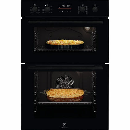 Electrolux Built In Electric Double Oven - Black | EDFDC46K